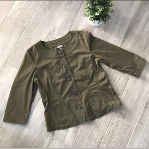 J.jill jacket  olive green